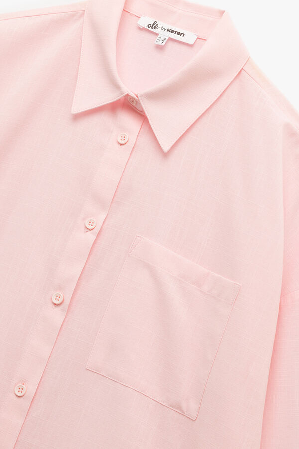 Koton Camisa grande rosa