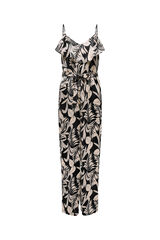 Only Mono largo estampado negro