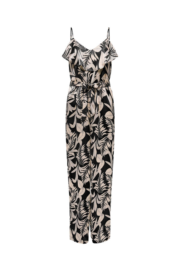 Only Mono largo estampado negro