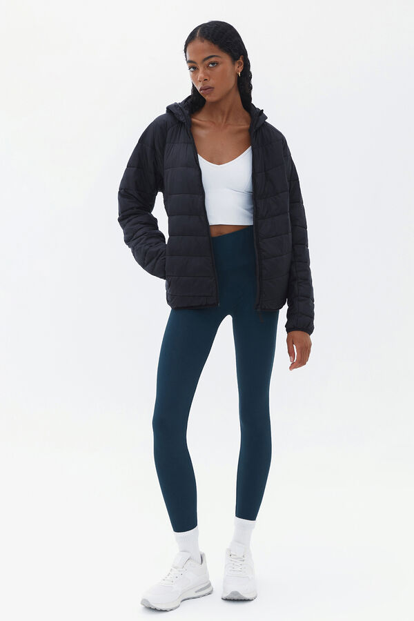 Oxxo Casaco acolchoado preto