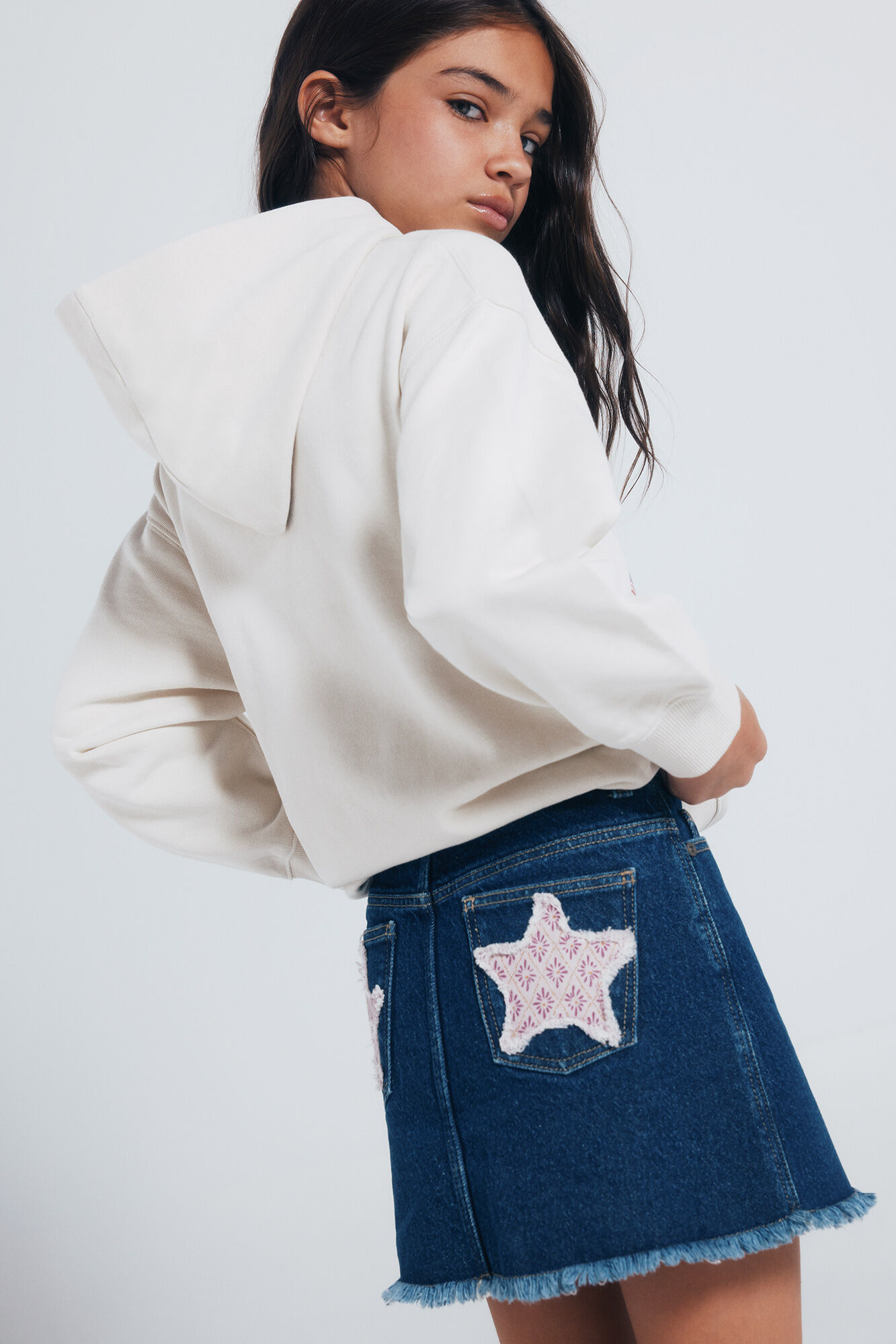 Springfield Kids Saia denim menina