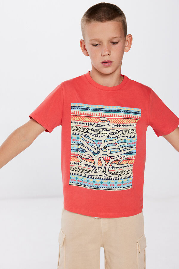 Springfield Kids Camiseta &aacute;rbol ni&ntilde;o estampado
