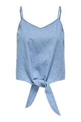 Only Camiseta regular fit tirantes azul