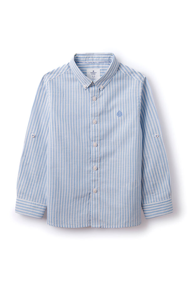 Springfield Kids Camisa riscas menino azul