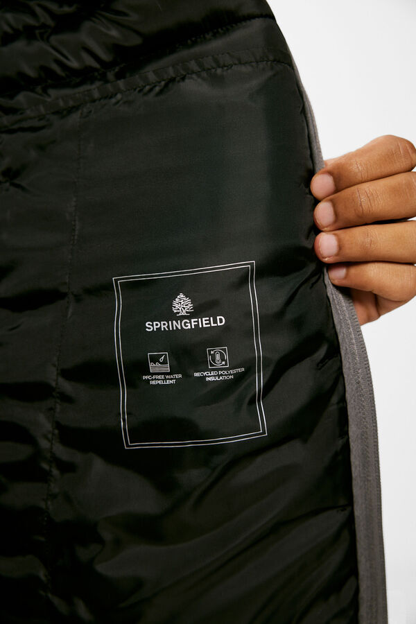 Springfield Casaco acolchoado cinzento