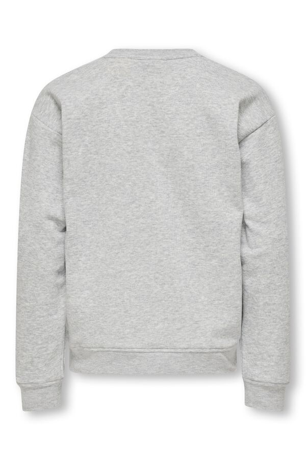 Only Girls Sweatshirt com estampado de Peanuts cinzento
