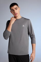 Springfield Camiseta oudoor manga larga gris oscuro