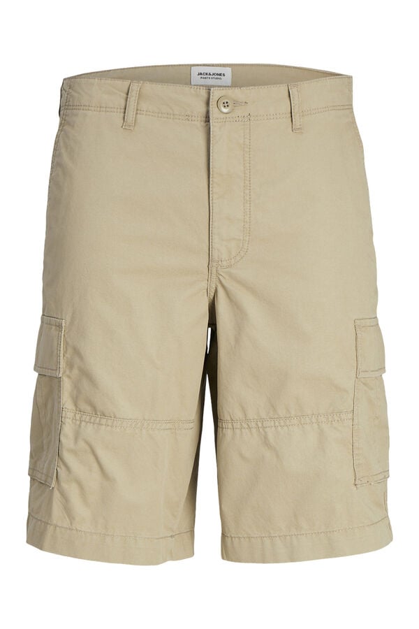 Jack & Jones PLUS Calças curtas cargo cinzento