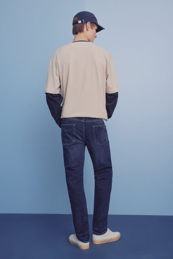 Springfield Jeans skinny lavado oscuro azul