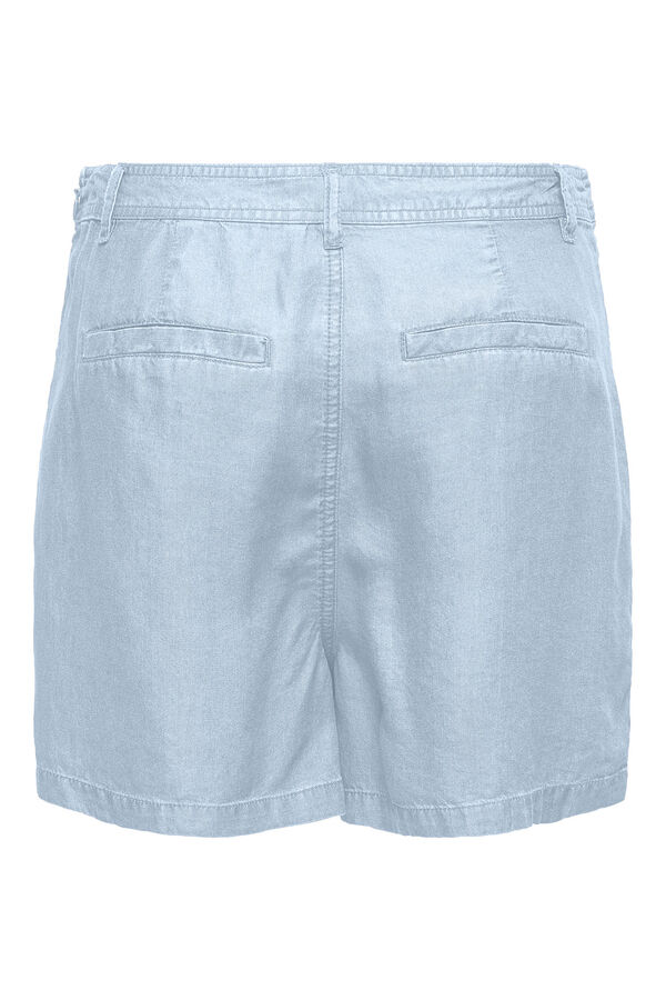 Only Saia-calça curta azul