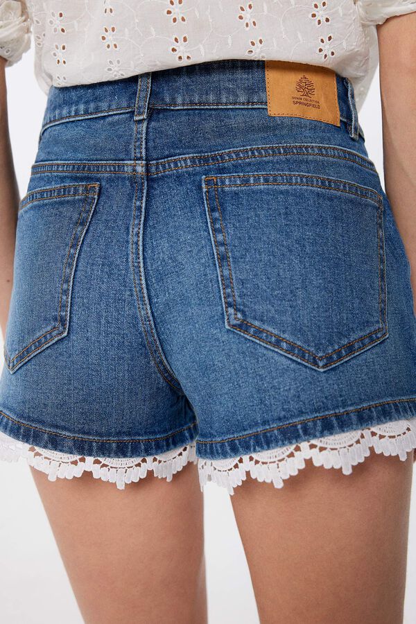Springfield Shorts Vaqueros Lace azul