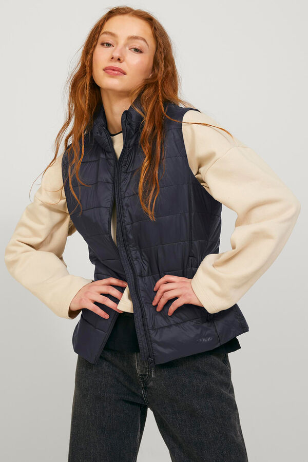 Jack & Jones Colete leve acolchoado preto