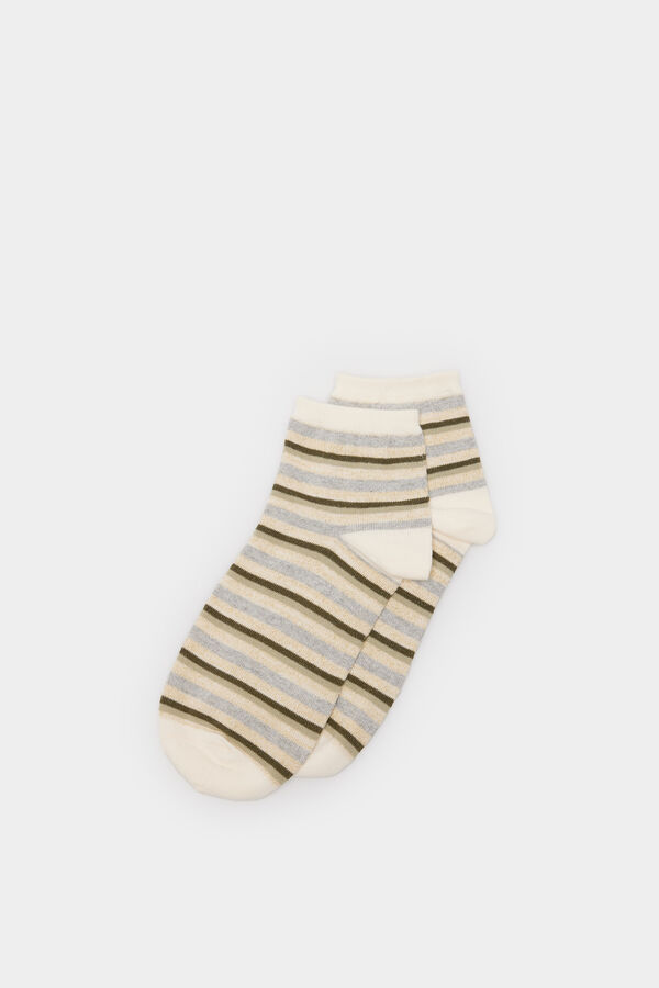 Springfield Calcet&iacute;n Rayas kaki