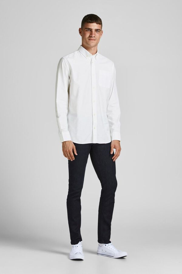 Jack & Jones Camisa oxford branco