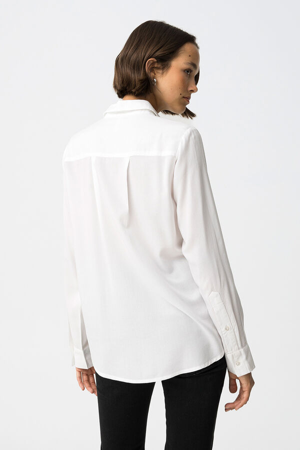 Tiffosi Camisa esvoa&ccedil;ante com bolsos bege