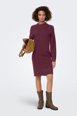 JDY Vestido curto de malha rosa