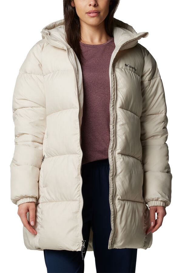 Columbia Jaqueta feminina com capuz e capuz Columbia Puffect&trade; II bege