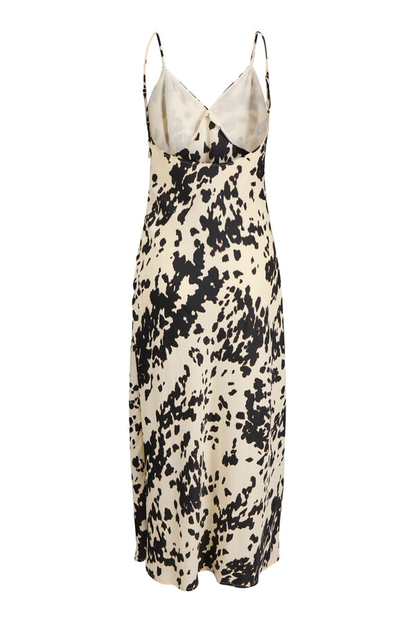 Jack & Jones Vestido midi estampado branco