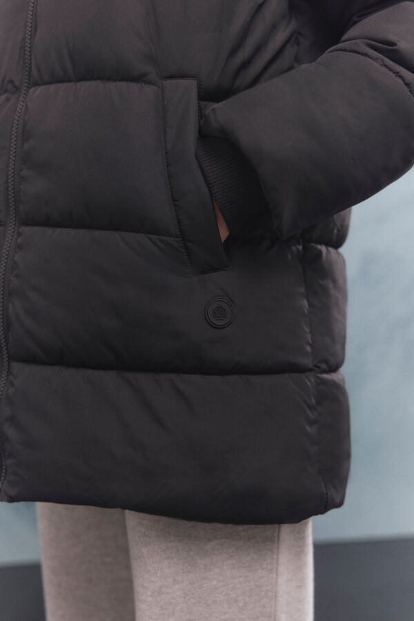 Springfield Chaqueta acolchada repelente al agua Sorona Aura negro