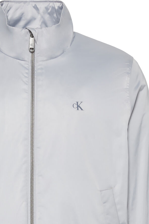 CK Jeans Chaqueta Harrington de hombre gris