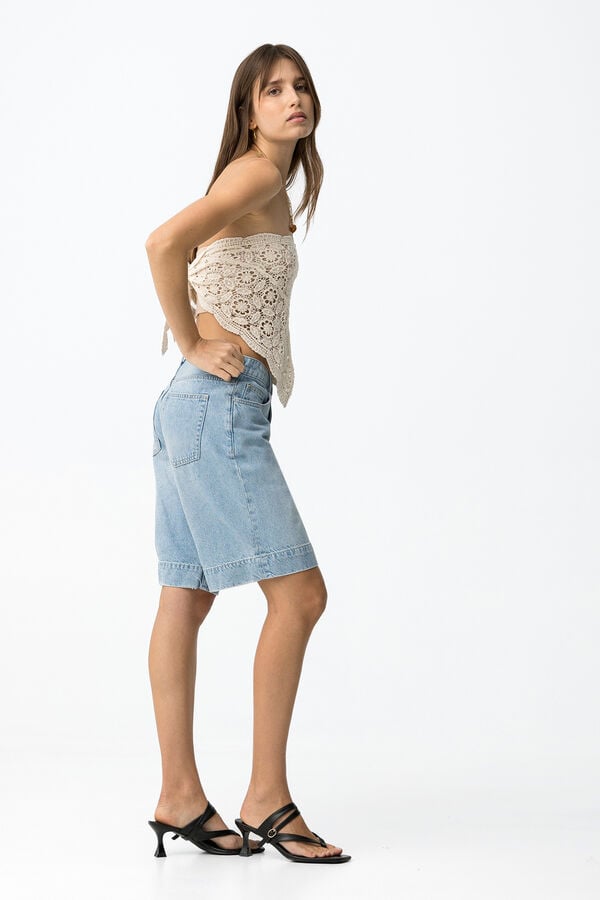 Tiffosi Bermudas denim azul