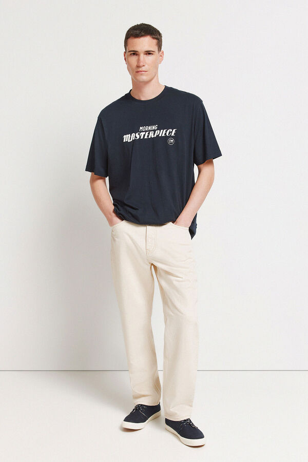 Springfield Jeans straight fit cru branco
