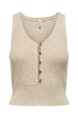 Only malha de alças  cinzento