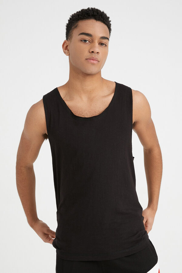 Inside Camiseta B&aacute;sica Tirantes negro