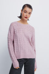 Springfield Jersey pointelle lurex rosa