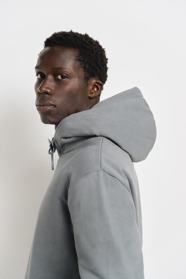 Springfield Sweatshirt b&aacute;sica capuz azul