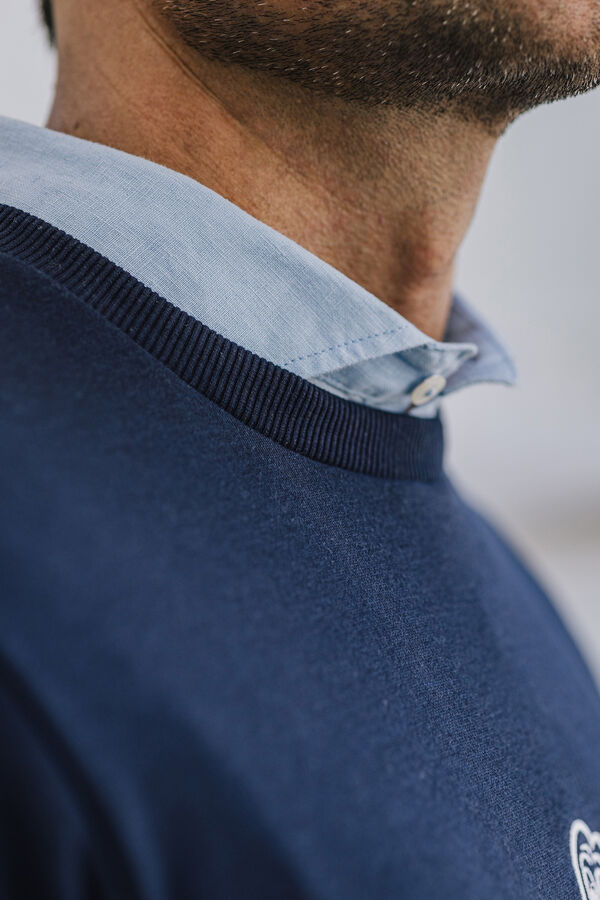 Celopman Sweatshirt B&aacute;sico  azul