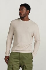 G-STAR Camisola de malha musgo  bege