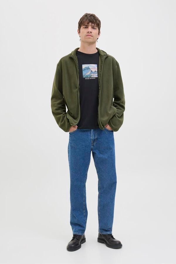 JJ REBEL Forro polar verde