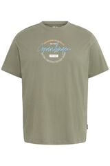 Blend PLUS T-shirt de manga curta tamanho grande verde