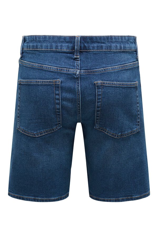 Only & Sons Bermuda de ganga azul