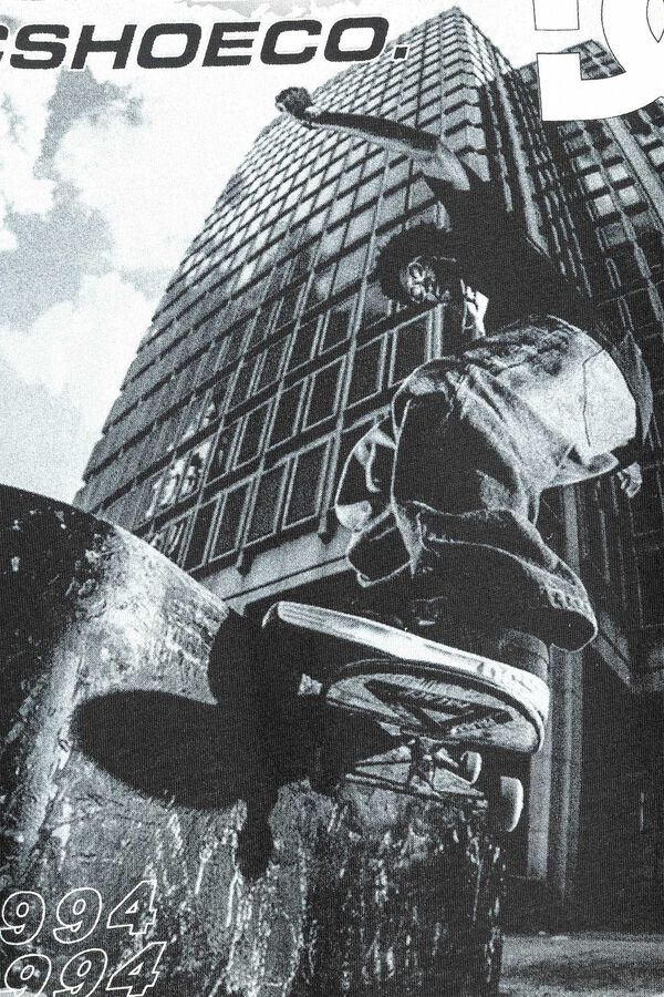 DC Shoes Whereabouts - Camiseta masculina de manga curta branco