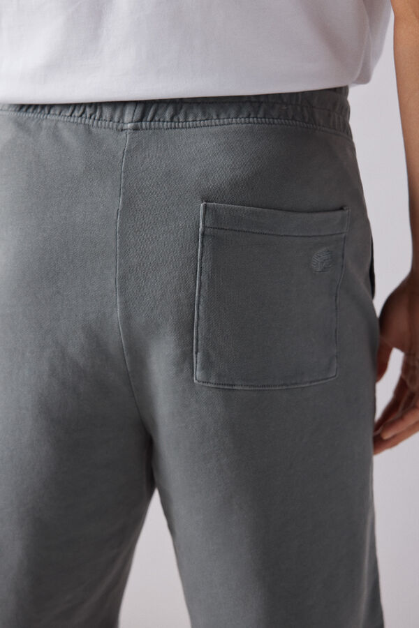 Springfield Bermudas jogger lavadas cinzento