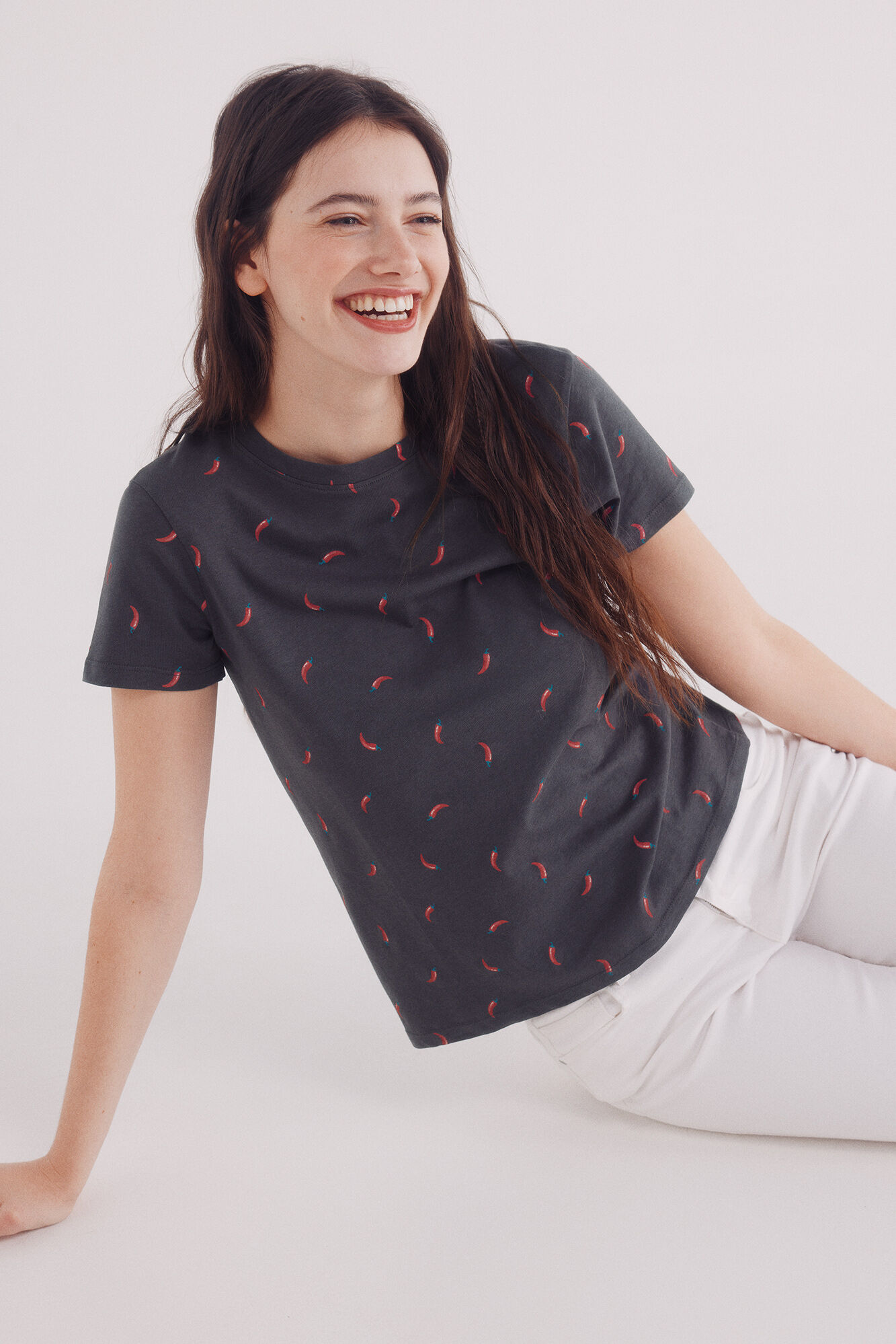 Springfield Camiseta estampado frutas