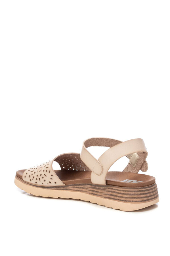 XTI Sandalia de mujer beige