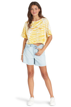 Springfield Camiseta de corte amplio para Mujer amarillo