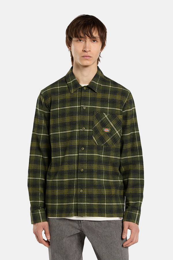 Dickies Camisa de cuadros The Forest blanco