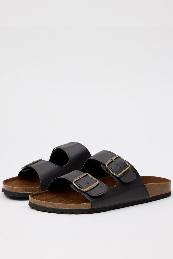 Inside Sand&aacute;lia Esportiva Bio Two Buckle castanho