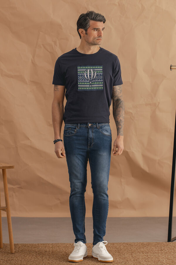 Celopman Denim Skinny azul