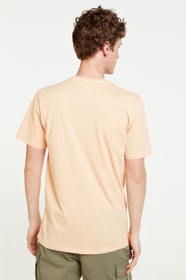 Springfield Camiseta de manga curta para Homem laranja