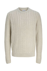 Jack & Jones Jersey de punto estructurado blanco