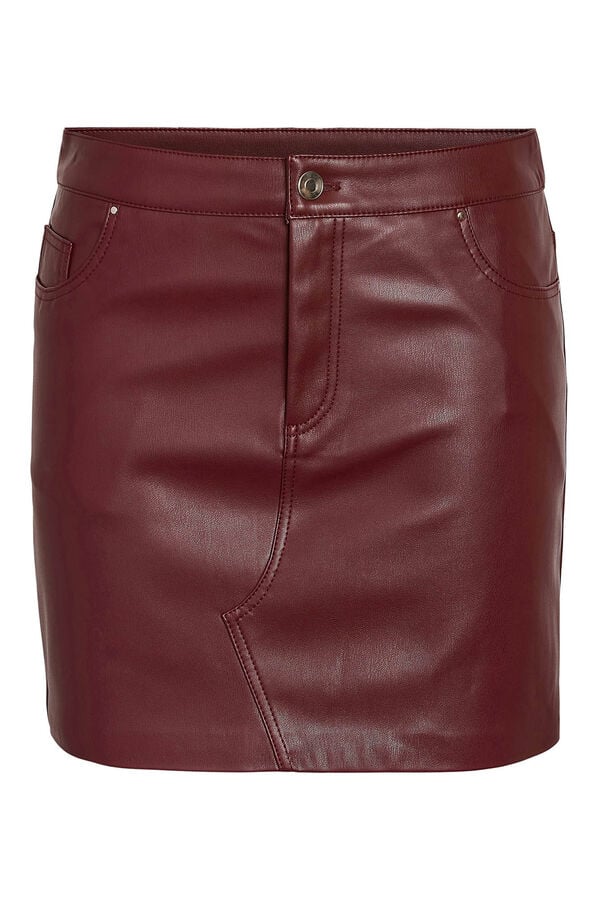 Noisy May Minifalda polipiel morado/lila