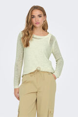 JDY Jersey cuello redondo verde
