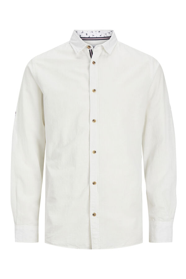 Jack & Jones PLUS Camisa lisa Plus branco