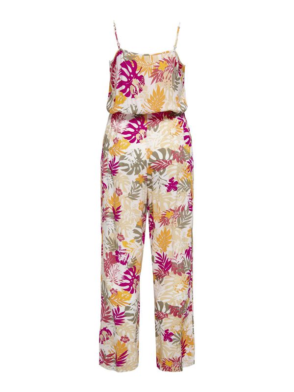 JDY Mono estampado largo blanco