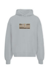 Jack & Jones Sudadera capucha est&aacute;ndar fit azul